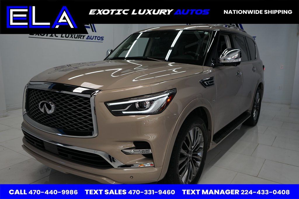 2019 INFINITI QX80 LUXE PACKAGE! 360 CAMERA! NAVIGATION! RARE COLOR - 22626613 - 14