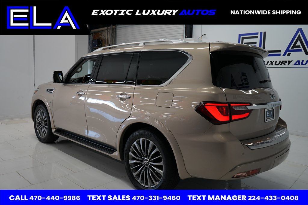 2019 INFINITI QX80 LUXE PACKAGE! 360 CAMERA! NAVIGATION! RARE COLOR - 22626613 - 3