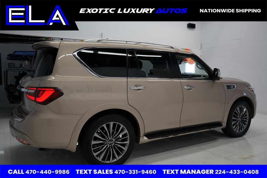 2019 INFINITI QX80 LUXE PACKAGE! 360 CAMERA! NAVIGATION! RARE COLOR - 22626613 - 8