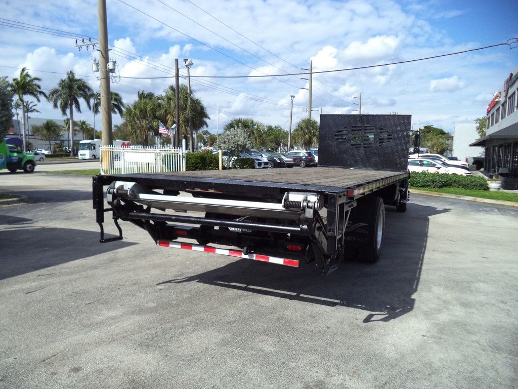 2019 International 4300 26ft Flatbed Platform Truck w/Aluminum Liftgate - 22978266 - 10