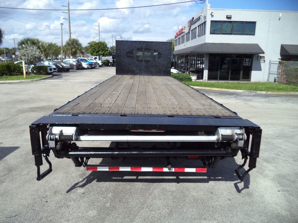 2019 International 4300 26ft Flatbed Platform Truck w/Aluminum Liftgate - 22978266 - 28