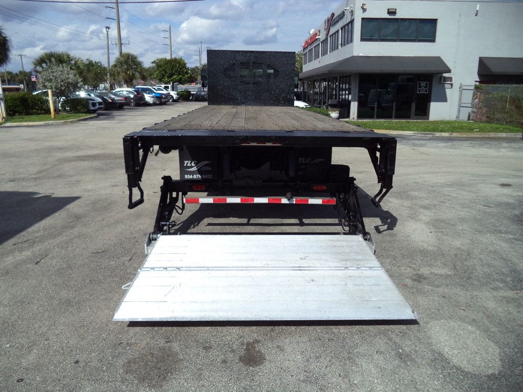 2019 International 4300 26ft Flatbed Platform Truck w/Aluminum Liftgate - 22978266 - 31