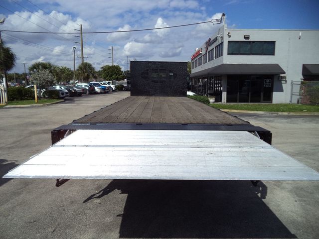 2019 International 4300 26ft Flatbed Platform Truck w/Aluminum Liftgate - 22978266 - 33