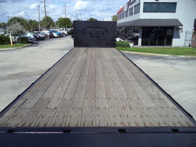 2019 International 4300 26ft Flatbed Platform Truck w/Aluminum Liftgate - 22978266 - 34