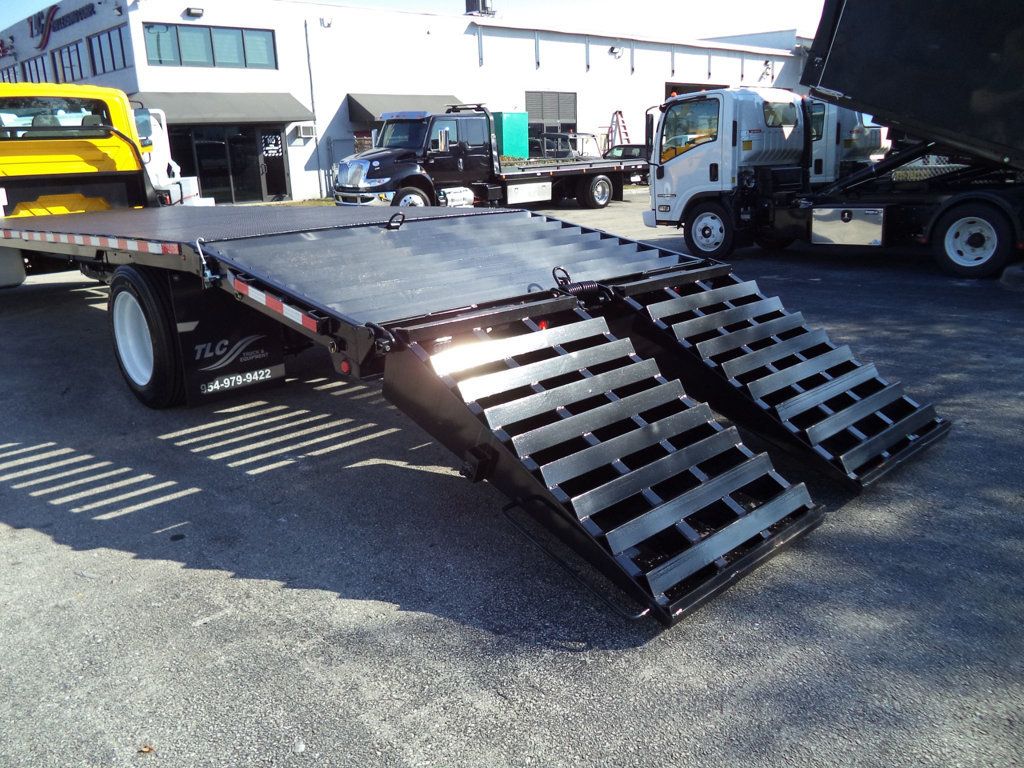 2019 International 4300 w/ 25ft Beaver Tail, Dove Tail, Ramp Truck Equip Hauler - 22985931 - 12