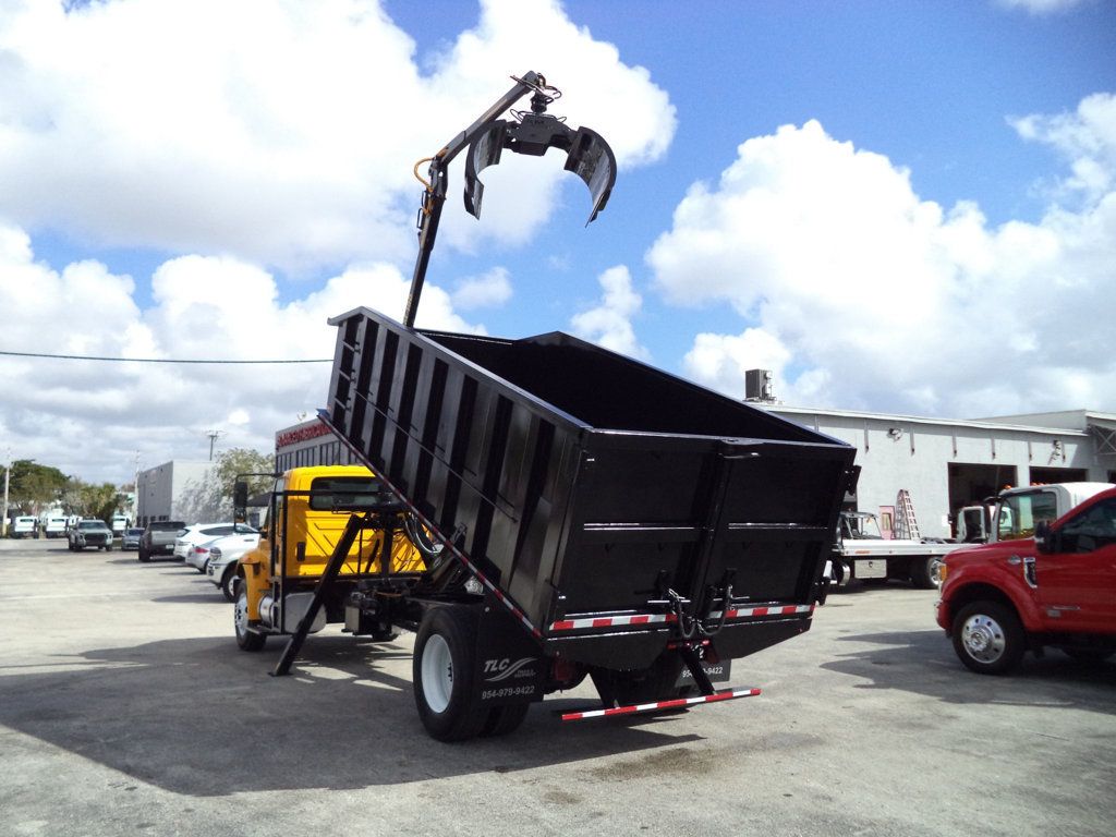 2019 International 4300 With New 21 Yard Grapple Truck 18ft Dump Garbage Truck - 22993461 - 23