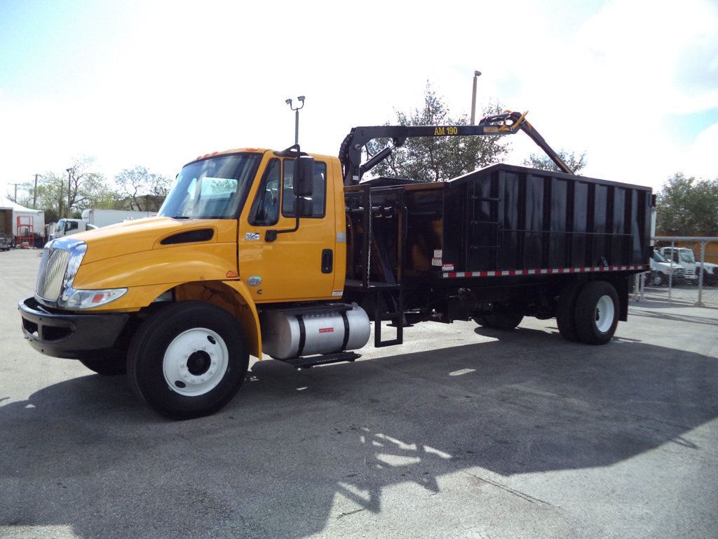 2019 International 4300 With New 21 Yard Grapple Truck 18ft Dump Garbage Truck - 22993461 - 5