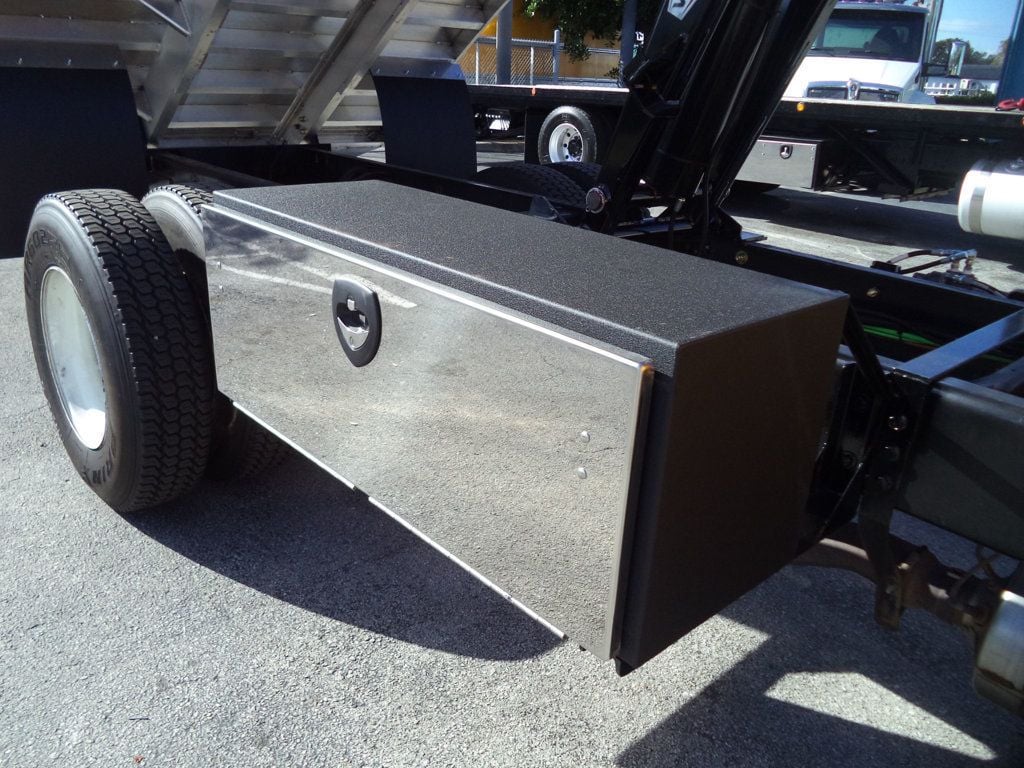 2019 International 4300 w/ New 16ft Aluminum Chipper Truck Landscape Dump Body - 22724574 - 17