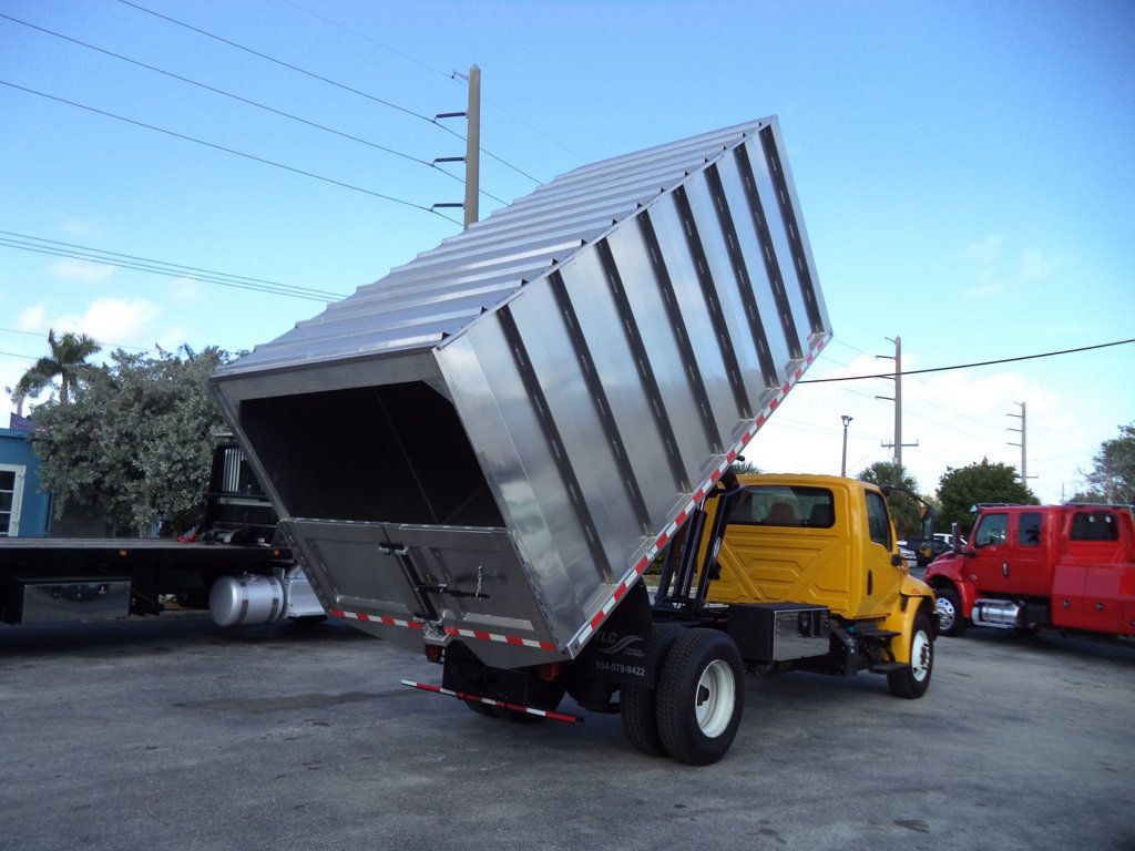 2019 International 4300 w/ New 16ft Aluminum Chipper Truck Landscape Dump Body - 22724574 - 21
