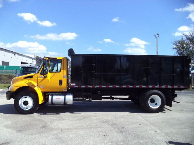 2019 International 4300 w/ New 18ft Steel Trash Dump Body Landscape Dump - 22986399 - 10