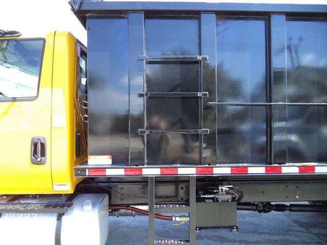2019 International 4300 w/ New 18ft Steel Trash Dump Body Landscape Dump - 22986399 - 11