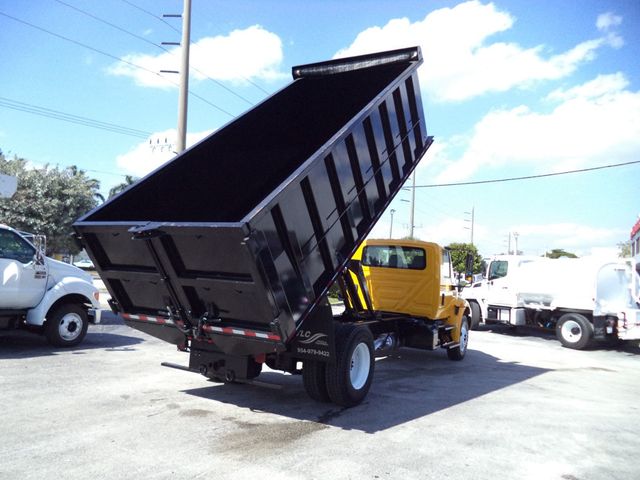 2019 International 4300 w/ New 18ft Steel Trash Dump Body Landscape Dump - 22986399 - 15