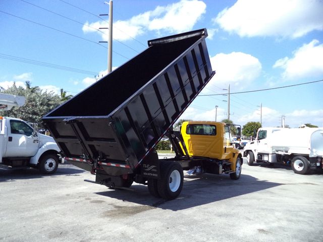 2019 International 4300 w/ New 18ft Steel Trash Dump Body Landscape Dump - 22986399 - 16