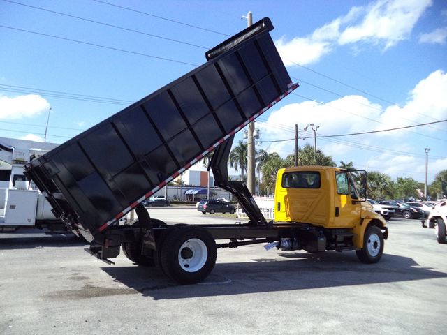 2019 International 4300 w/ New 18ft Steel Trash Dump Body Landscape Dump - 22986399 - 17