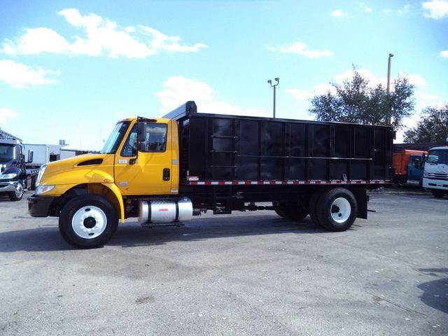 2019 International 4300 w/ New 18ft Steel Trash Dump Body Landscape Dump - 22986399 - 3