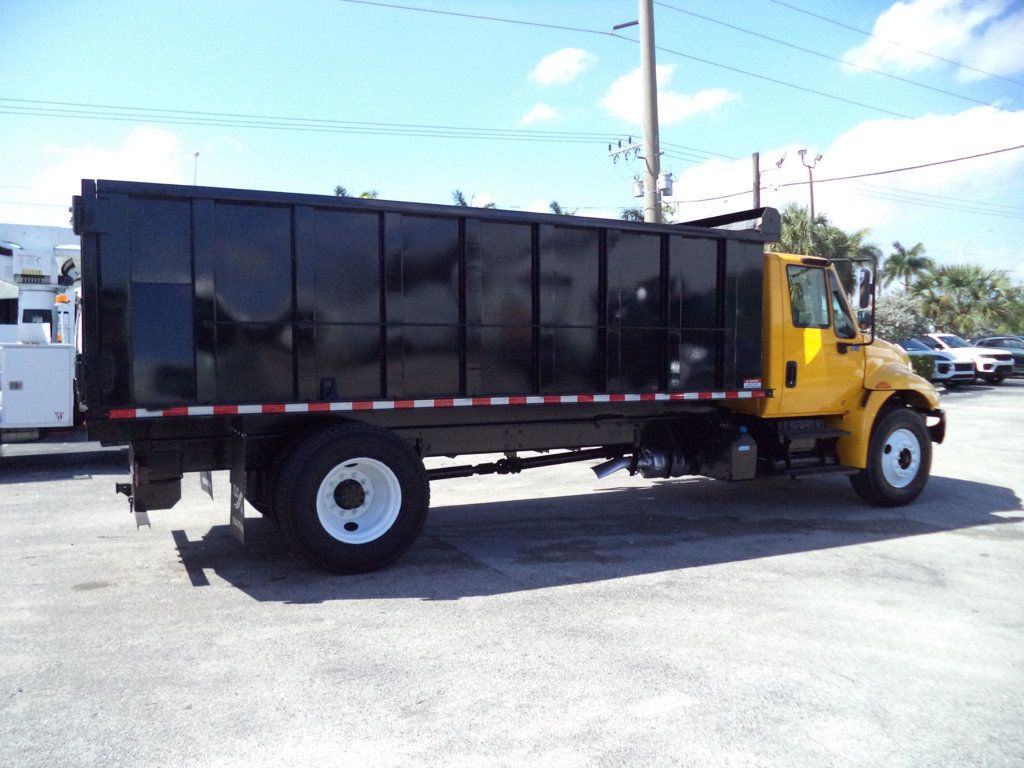 2019 International 4300 w/ New 18ft Steel Trash Dump Body Landscape Dump - 22986399 - 6