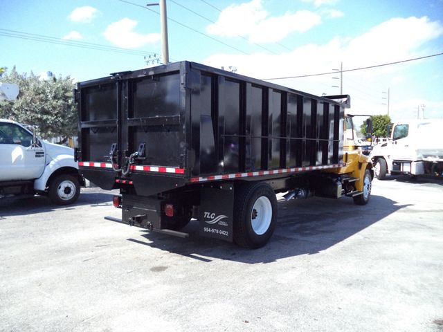2019 International 4300 w/ New 18ft Steel Trash Dump Body Landscape Dump - 22986399 - 7
