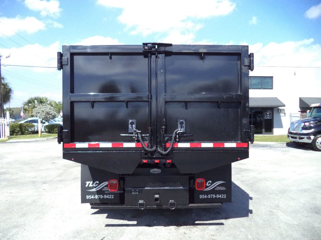 2019 International 4300 w/ New 18ft Steel Trash Dump Body Landscape Dump - 22986399 - 8