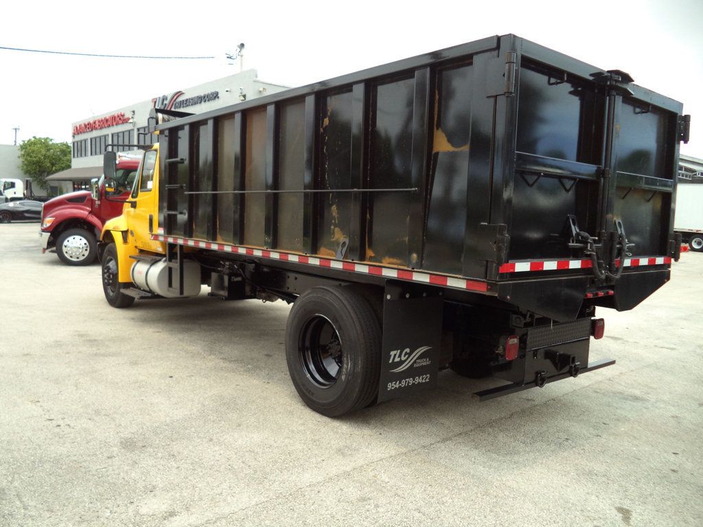 2019 International 4300 w/ New 18ft Steel Trash Dump Body Landscape Dump - 23043143 - 9
