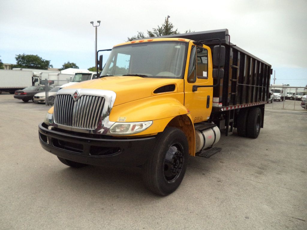 2019 International 4300 w/ New 18ft Steel Trash Dump Body Landscape Dump - 23043143 - 12
