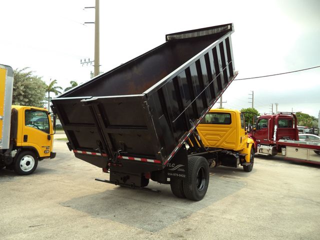 2019 International 4300 w/ New 18ft Steel Trash Dump Body Landscape Dump - 23043143 - 23