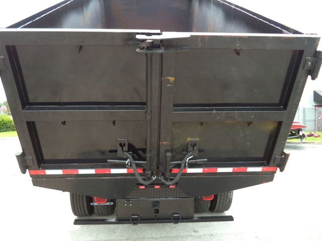 2019 International 4300 w/ New 18ft Steel Trash Dump Body Landscape Dump - 23043143 - 25