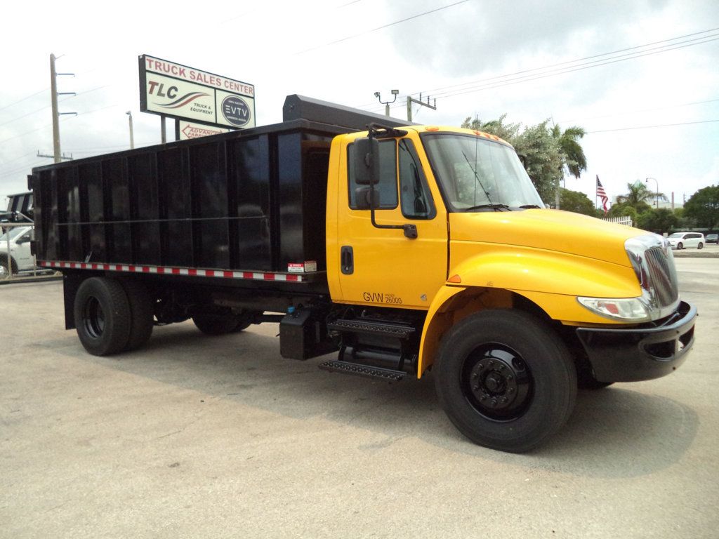 2019 International 4300 w/ New 18ft Steel Trash Dump Body Landscape Dump - 23043143 - 2