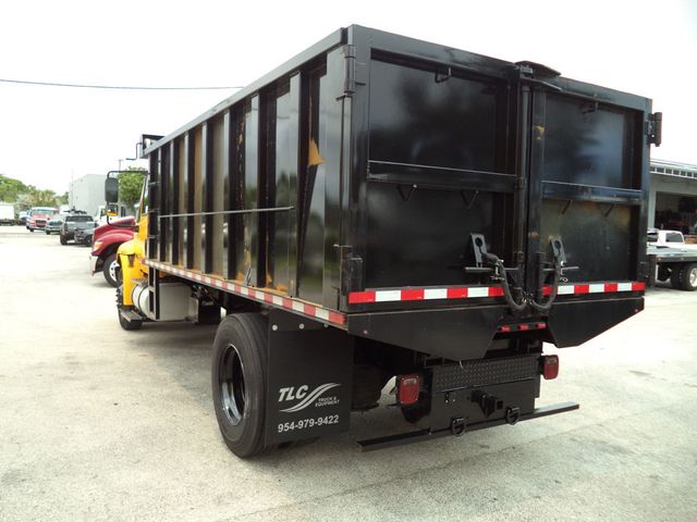 2019 International 4300 w/ New 18ft Steel Trash Dump Body Landscape Dump - 23043143 - 8