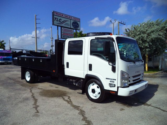 2019 Isuzu NPR HD 14FT FLATBED PLATFORM BODY.. 14,500LB GVW - 22059654 - 27