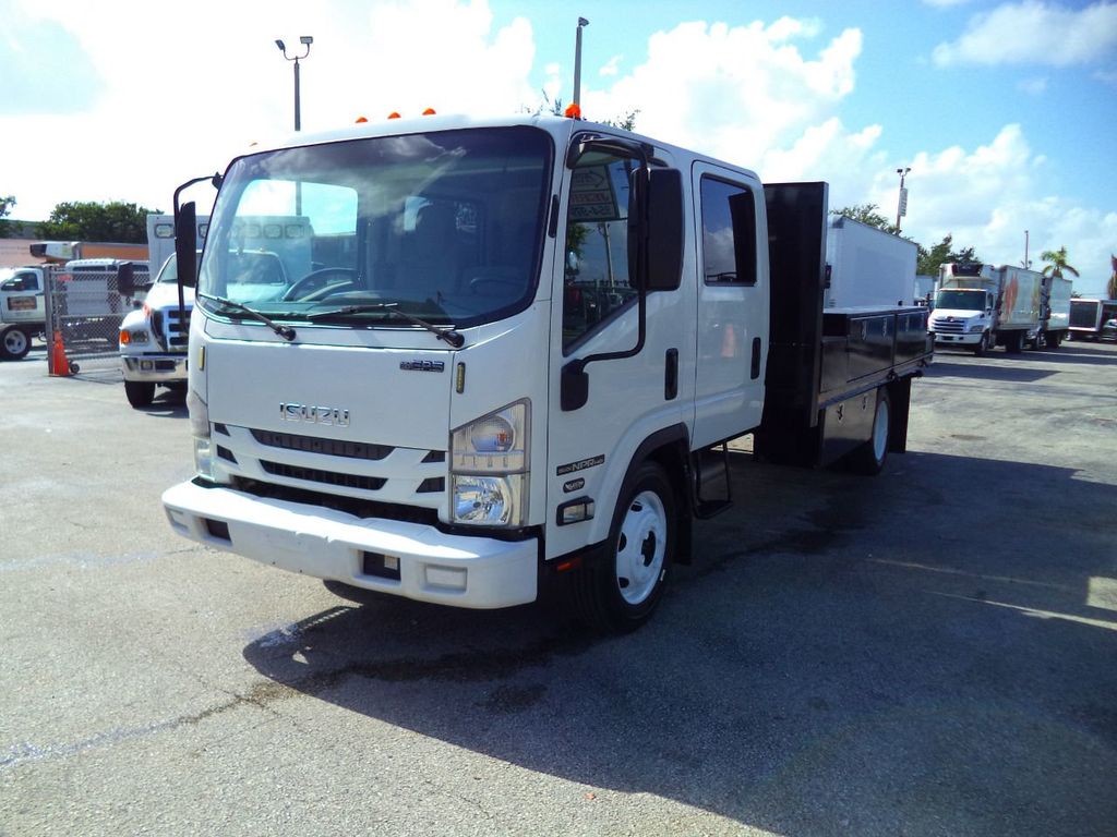 2019 Isuzu NPR HD 14FT FLATBED PLATFORM BODY.. 14,500LB GVW - 22059654 - 28