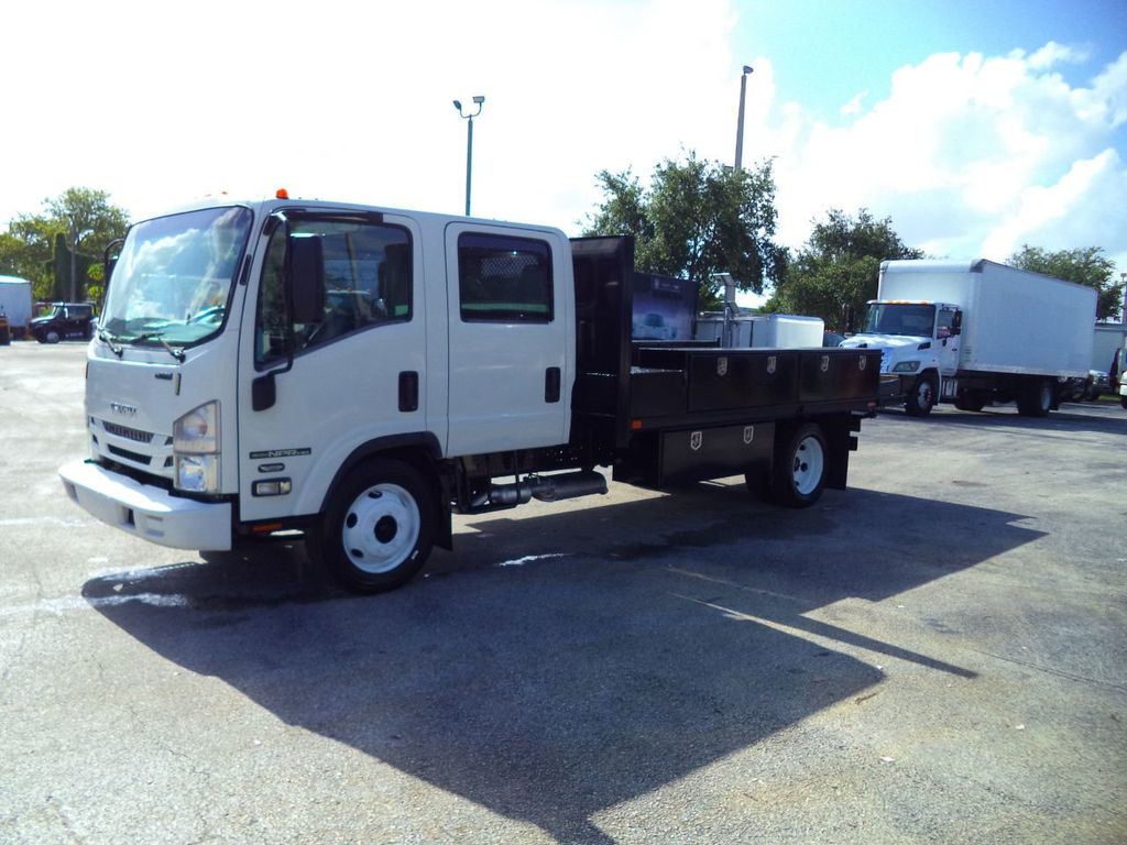 2019 Isuzu NPR HD 14FT FLATBED PLATFORM BODY.. 14,500LB GVW - 22059654 - 29