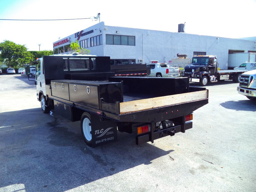 2019 Isuzu NPR HD 14FT FLATBED PLATFORM BODY.. 14,500LB GVW - 22059654 - 32