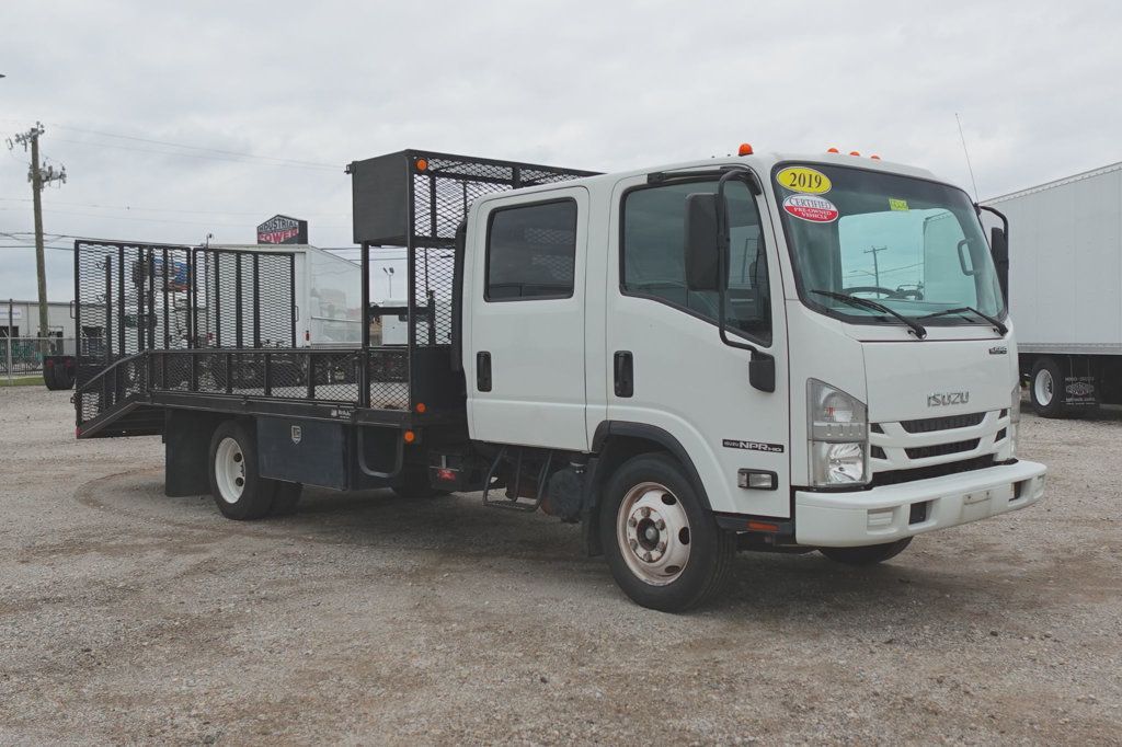 2019 Isuzu NPR HD (14ft Landscape w/ Split Ramps) - 23019280 - 1