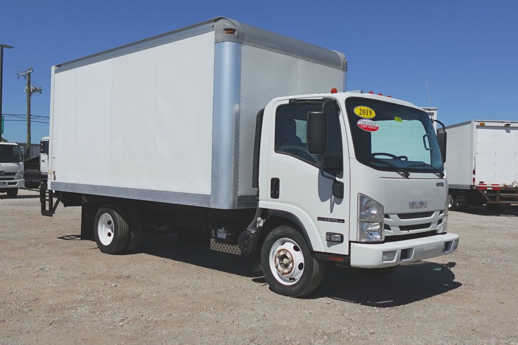 2019 Isuzu NPR HD (16ft Box with Lift Gate) - 22485600 - 0