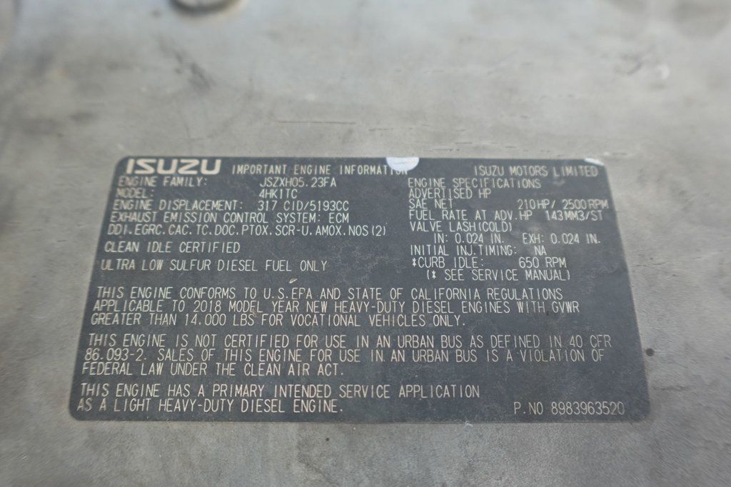 2019 Isuzu NPR HD (16ft Box with Lift Gate) - 22624663 - 37