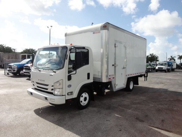 2019 Isuzu NPR HD 16FT DRY BOX TRUCK, SIDE DOOR,  CARGO TRUCK - 21562680 - 2