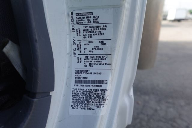 2019 Isuzu NPR HD (20ft Box w/ Lift Gate) - 22963602 - 57