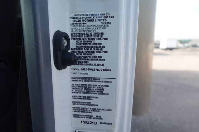 2019 Isuzu NPR HD (20ft Box w/ Lift Gate) - 22963602 - 58