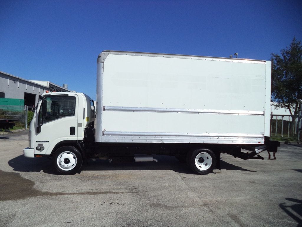 2019 Isuzu NPR HD With 16ft Box Truck Dry Cargo Truck & Aluminum Liftgate - 22932253 - 3