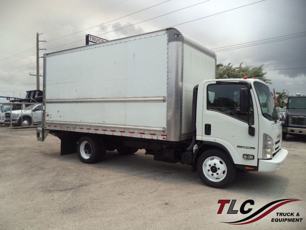 2019 Isuzu NPR HD Gas w/ 16ft Box Truck Dry Cargo Truck & Aluminum Liftgate - 23043151 | Video 1