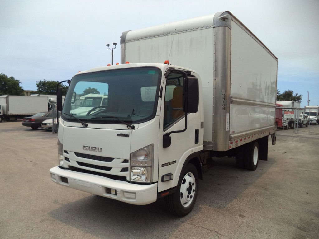2019 Isuzu NPR HD Gas w/ 16ft Box Truck Dry Cargo Truck & Aluminum Liftgate - 23043151 - 1