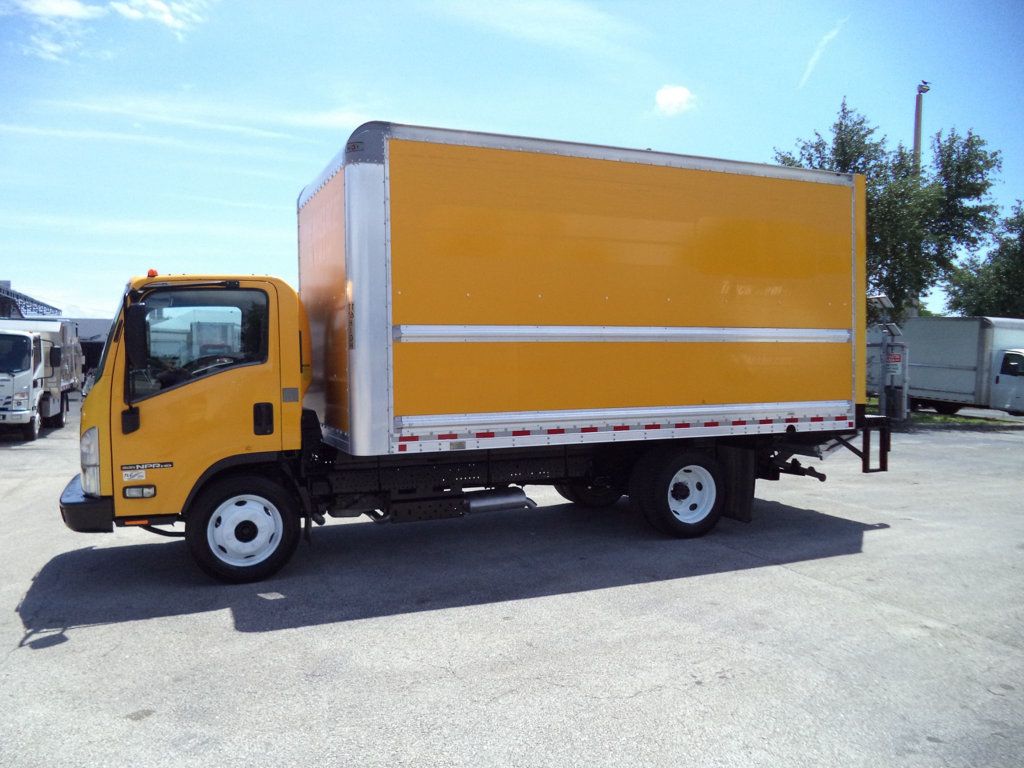 2019 Isuzu NPR HD Gas With 16ft Box Truck Dry Cargo Truck & Aluminum Liftgate - 23015890 - 9