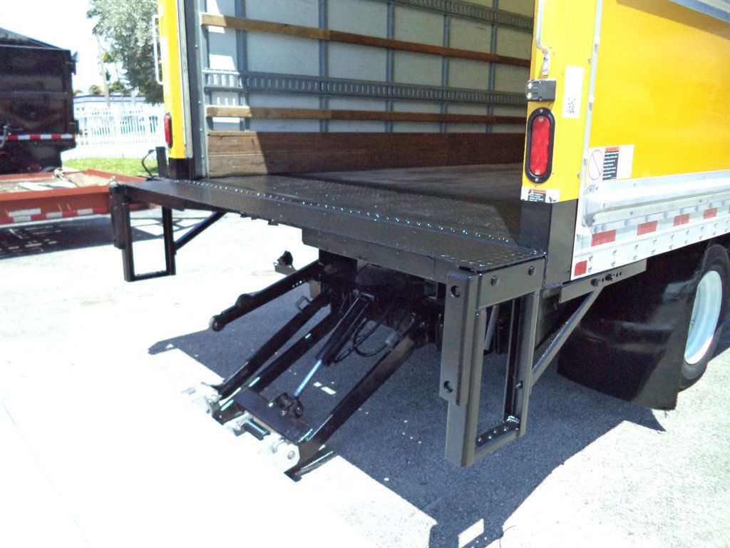 2019 Isuzu NPR HD Gas With 16ft Box Truck Dry Cargo Truck & Aluminum Liftgate - 23015890 - 33