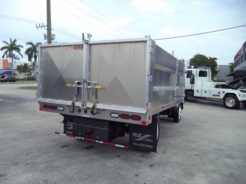 2019 Isuzu NPR HD Gas w/ New 14ft Voth US Landscape Body Aluminum Dump Truck - 22882287 - 7