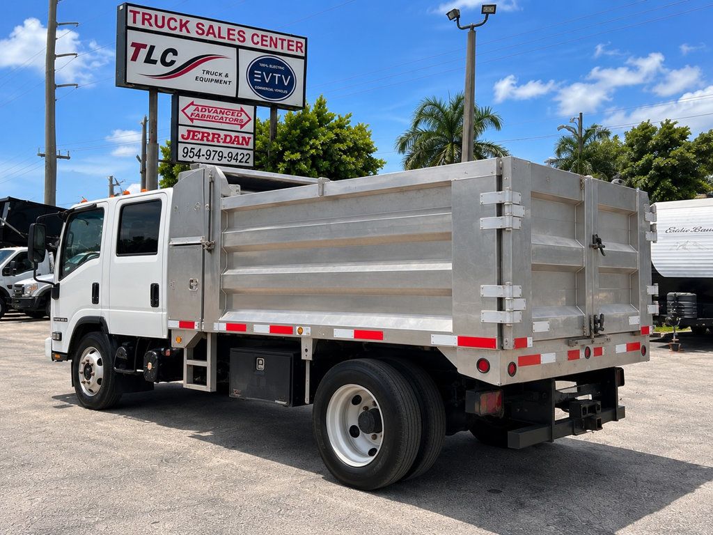 2019 Isuzu NPR XD CREW diesel w/ 14ft Landscape Body Aluminum dump Truck - 23084179 - 1