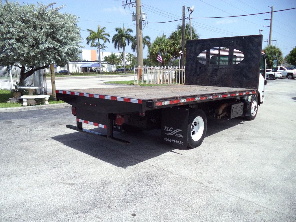 2019 Isuzu NRR w/ 16ft Flatbed Platform Truck - 23051038 - 4
