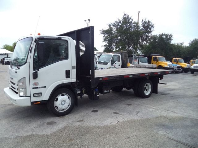 2019 Isuzu NRR w/ 16ft Flatbed Platform Truck - 23063569 - 2