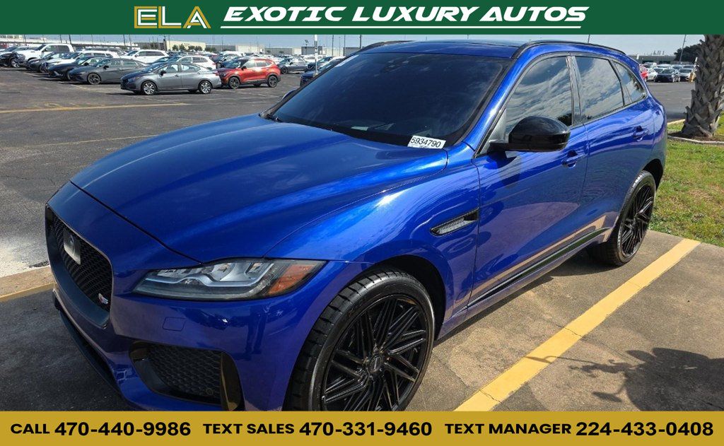 2019 Jaguar F-PACE S AWD - 23092613 - 0
