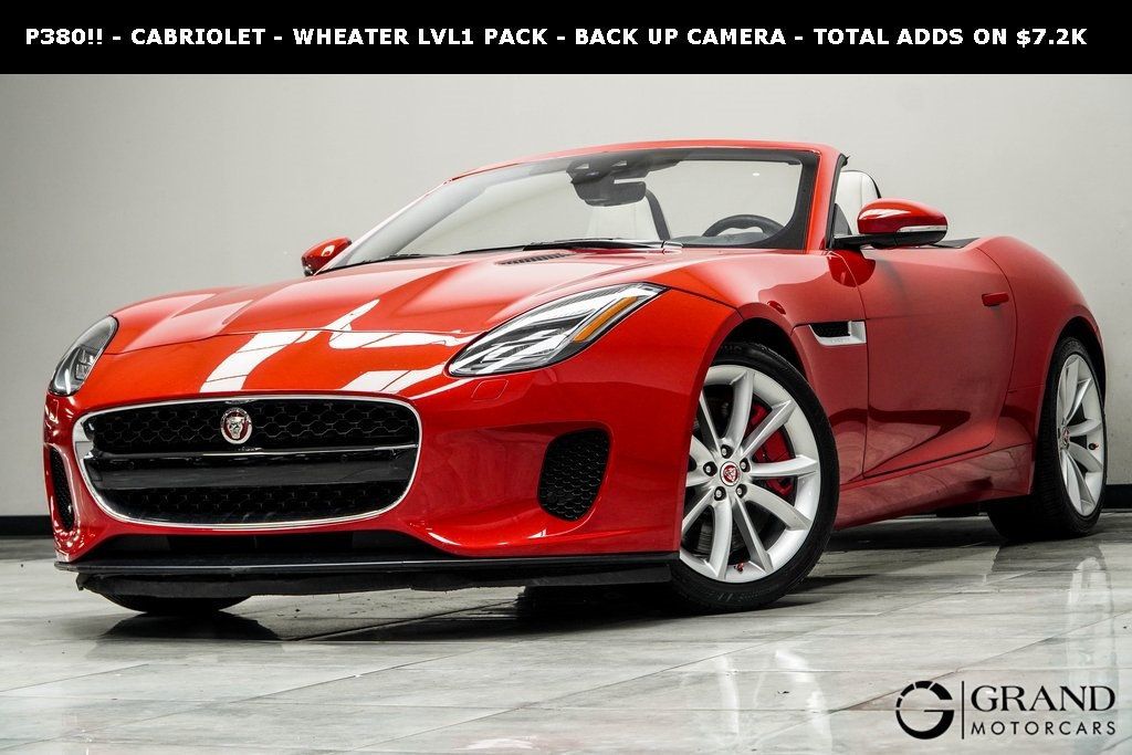 Used 2019 Jaguar F-TYPE Base with VIN SAJDD5FVXKCK61533 for sale in Kennesaw, GA