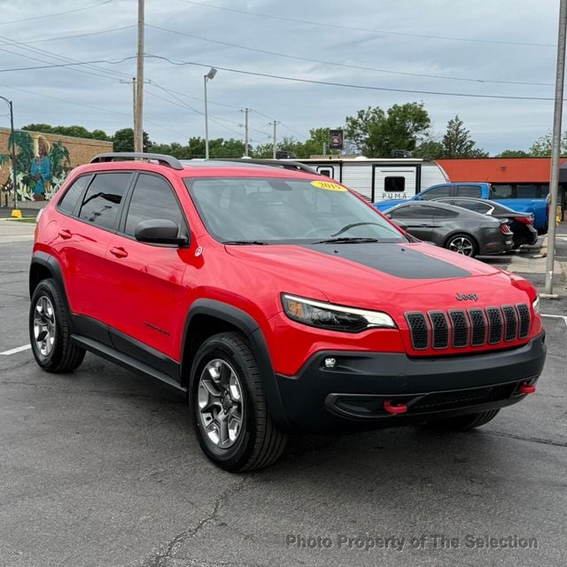 2019 Jeep Cherokee TRAILHAWK 4X4 W/COLD WEATHER GROUP, COMFORT & CONVENIENCE PKG - 22980093 - 1